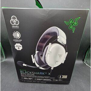 Razer BlackShark V2 X White Edition Multi-Platform Wired Esports Headset Mic
